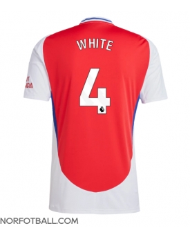 Billige Fotballdrakt Arsenal Ben White #4 Replika Hjemmedrakt 2024-25 Kortermet